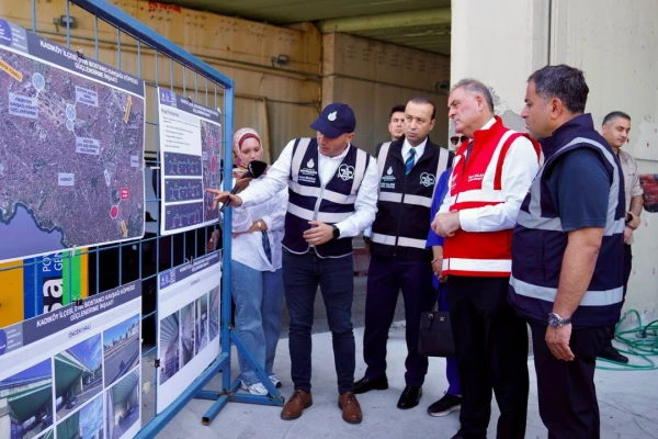 Nuri Aslan Bostancı'daki Güçlendirmeyi Yerinde İnceledi