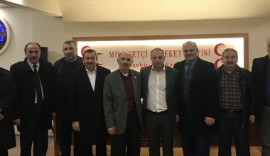 Milliyetçi Hareket Partisi Ataşehir İlçe Başkanı M.Sadun BİZEL’e  Muhtar ve Derneklerden Ziyaret…